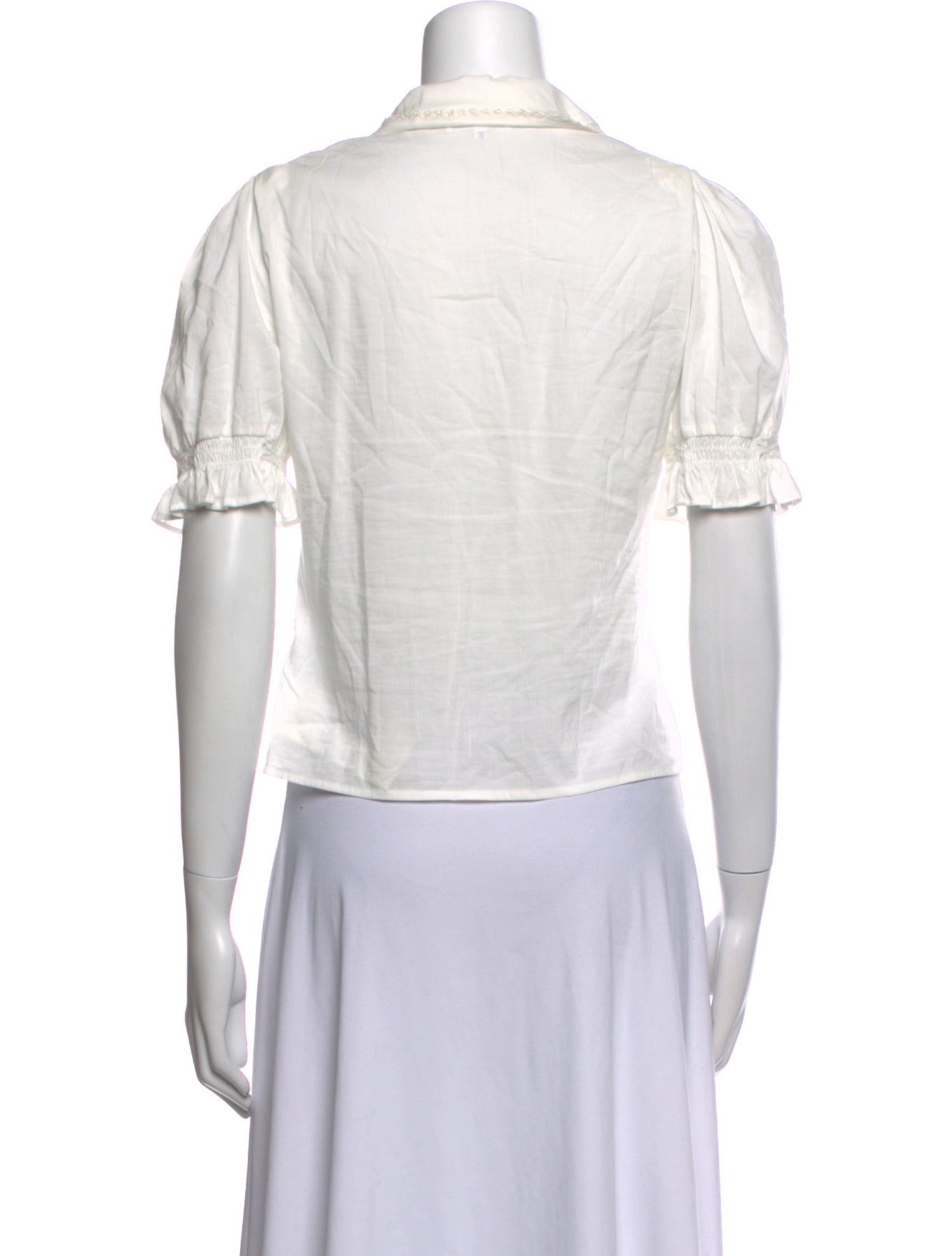 Reformation Short Sleeve Crop Top