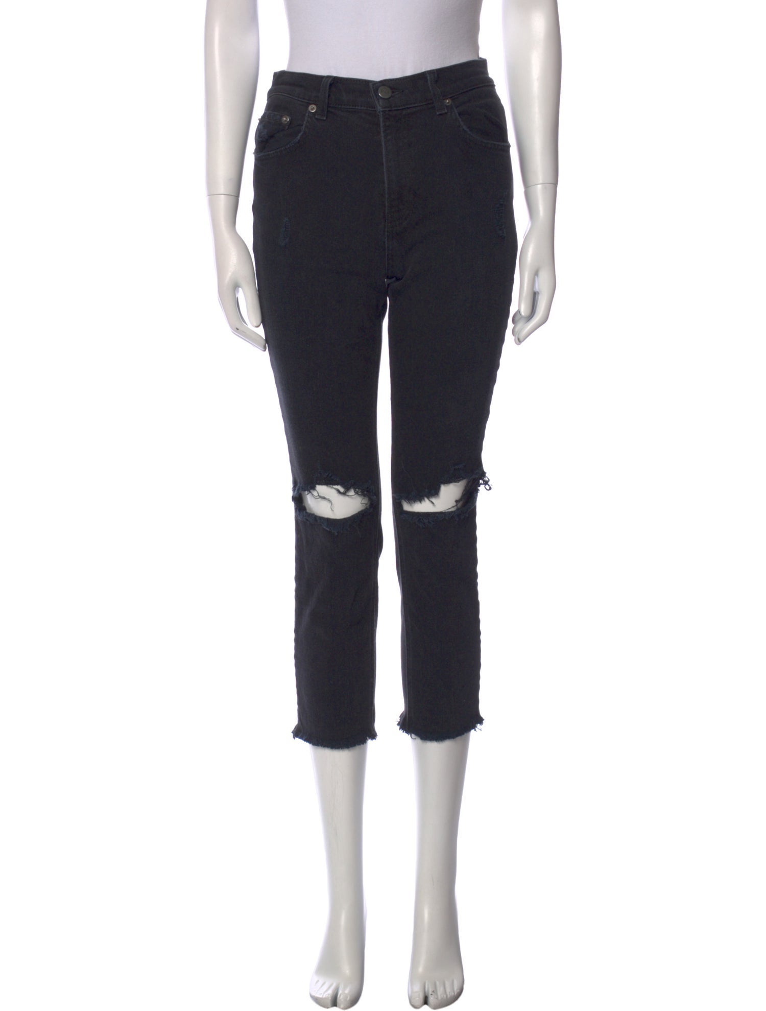 Reformation Mid-Rise Straight Leg Jeans