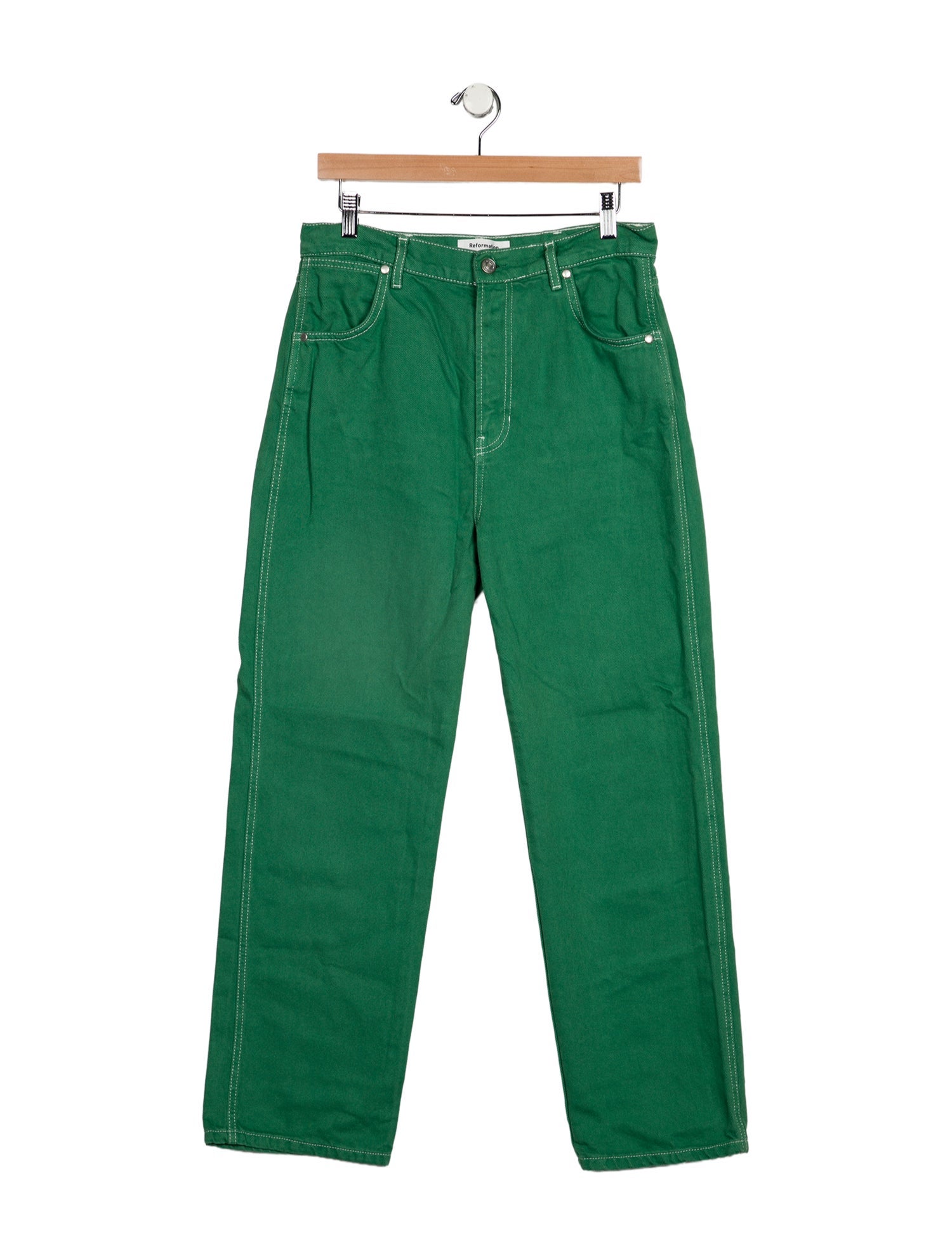 Reformation High-Rise Straight Leg Jeans