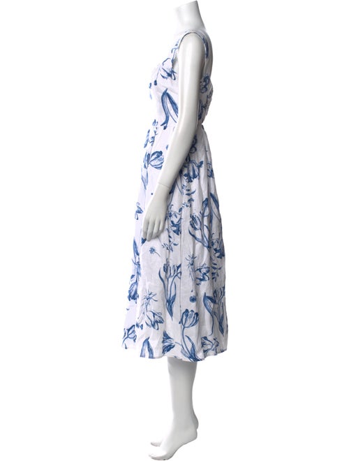 Reformation Linen Midi Length Dress