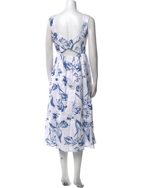 Reformation Linen Midi Length Dress