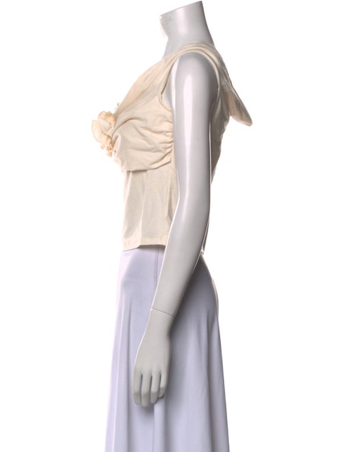 Reformation Cowl Neck Sleeveless Crop Top