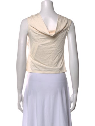 Reformation Cowl Neck Sleeveless Crop Top