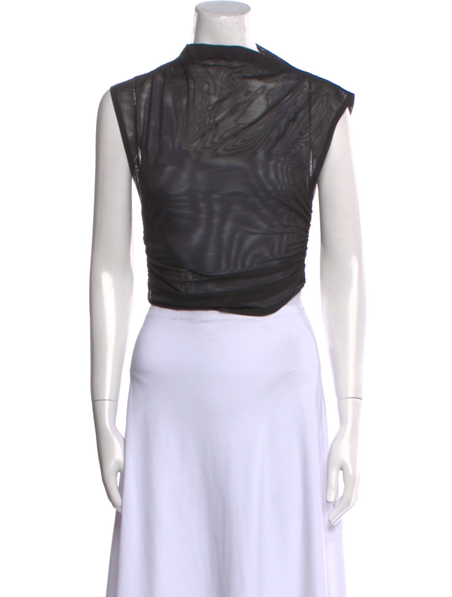 Reformation Cowl Neck Sleeveless Crop Top
