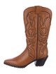 Reformation Leather Western Boots