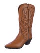 Reformation Leather Western Boots