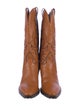 Reformation Leather Western Boots