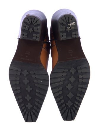 Reformation Leather Western Boots