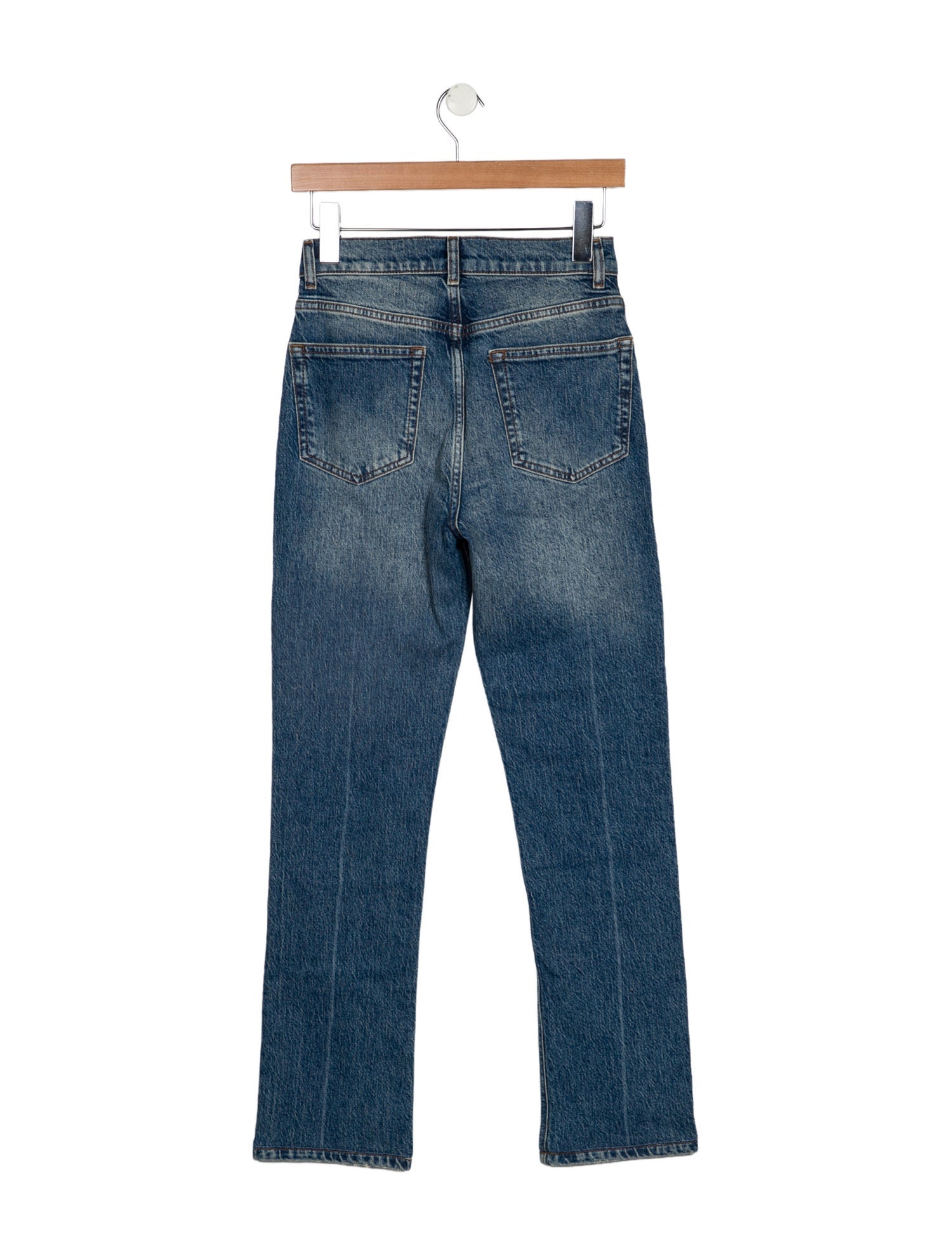 Reformation Mid-Rise Straight Leg Jeans