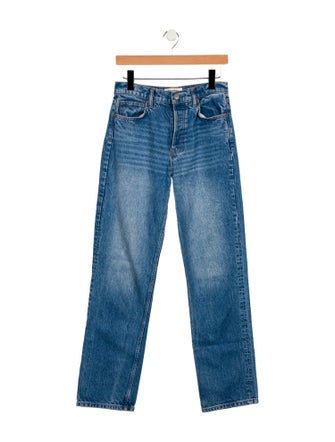 Reformation High-Rise Straight Leg Jeans