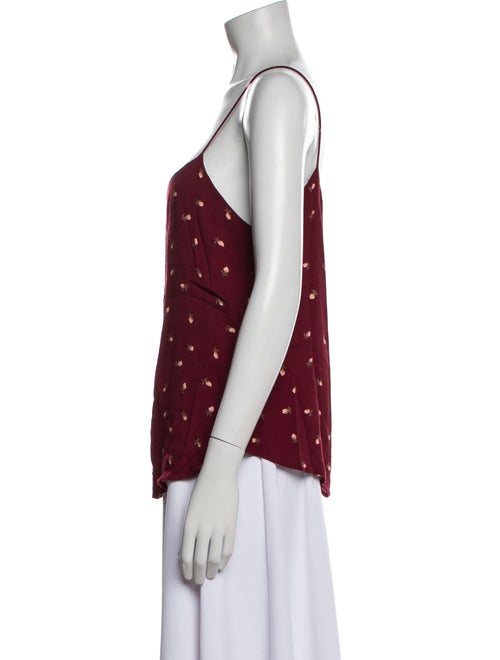 Reformation Printed Square Neckline Top