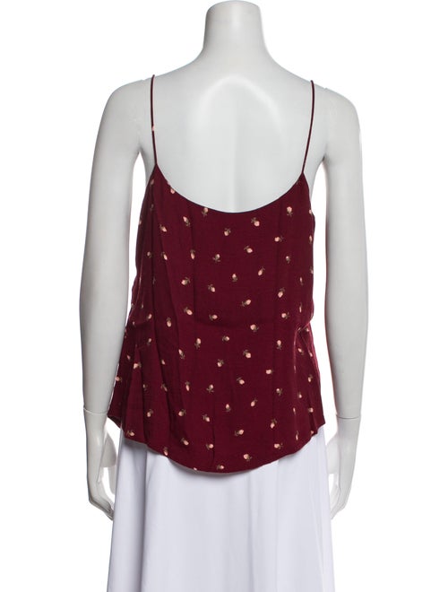 Reformation Printed Square Neckline Top