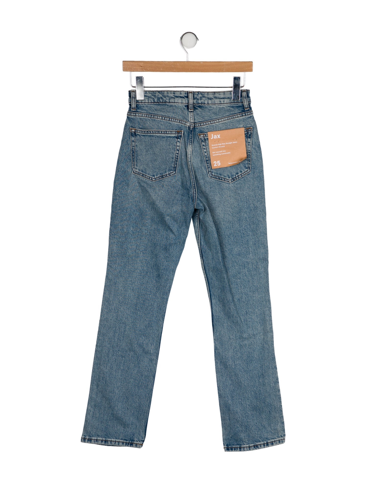 Reformation High-Rise Straight Leg Jeans