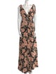 Reformation Floral Print Long Dress
