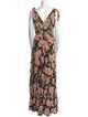 Reformation Floral Print Long Dress