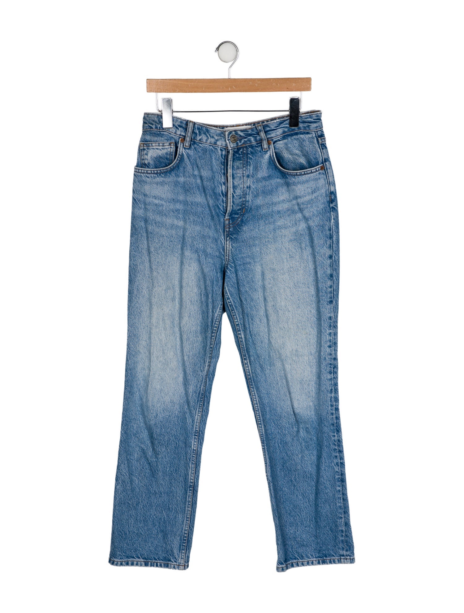 Reformation High-Rise Straight Leg Jeans
