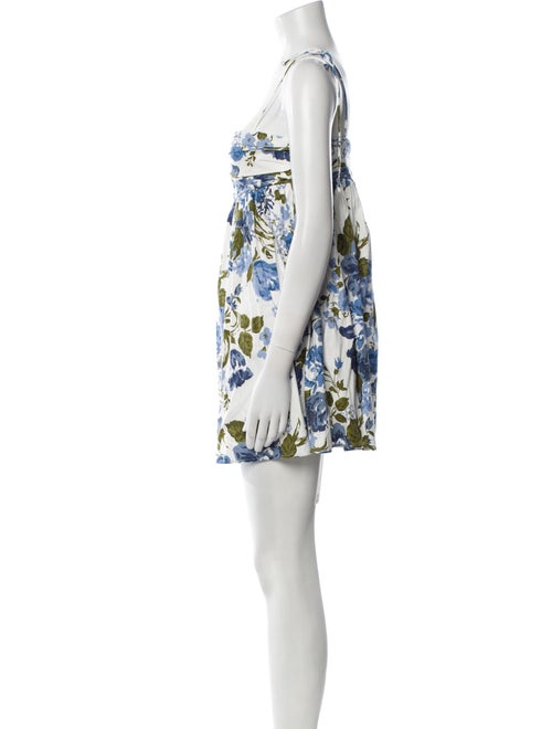 Reformation Floral Print Mini Dress