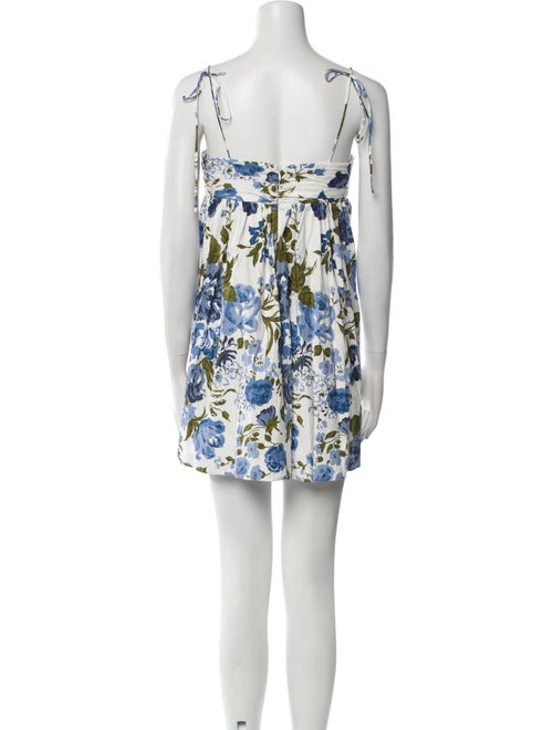 Reformation Floral Print Mini Dress