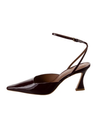 Reformation Leather Slingback Pumps