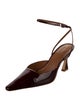 Reformation Leather Slingback Pumps