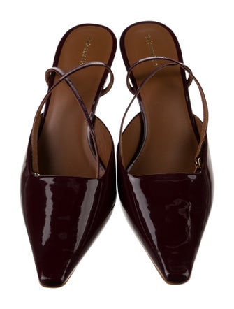 Reformation Leather Slingback Pumps