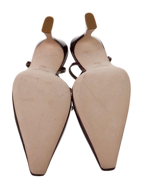 Reformation Leather Slingback Pumps