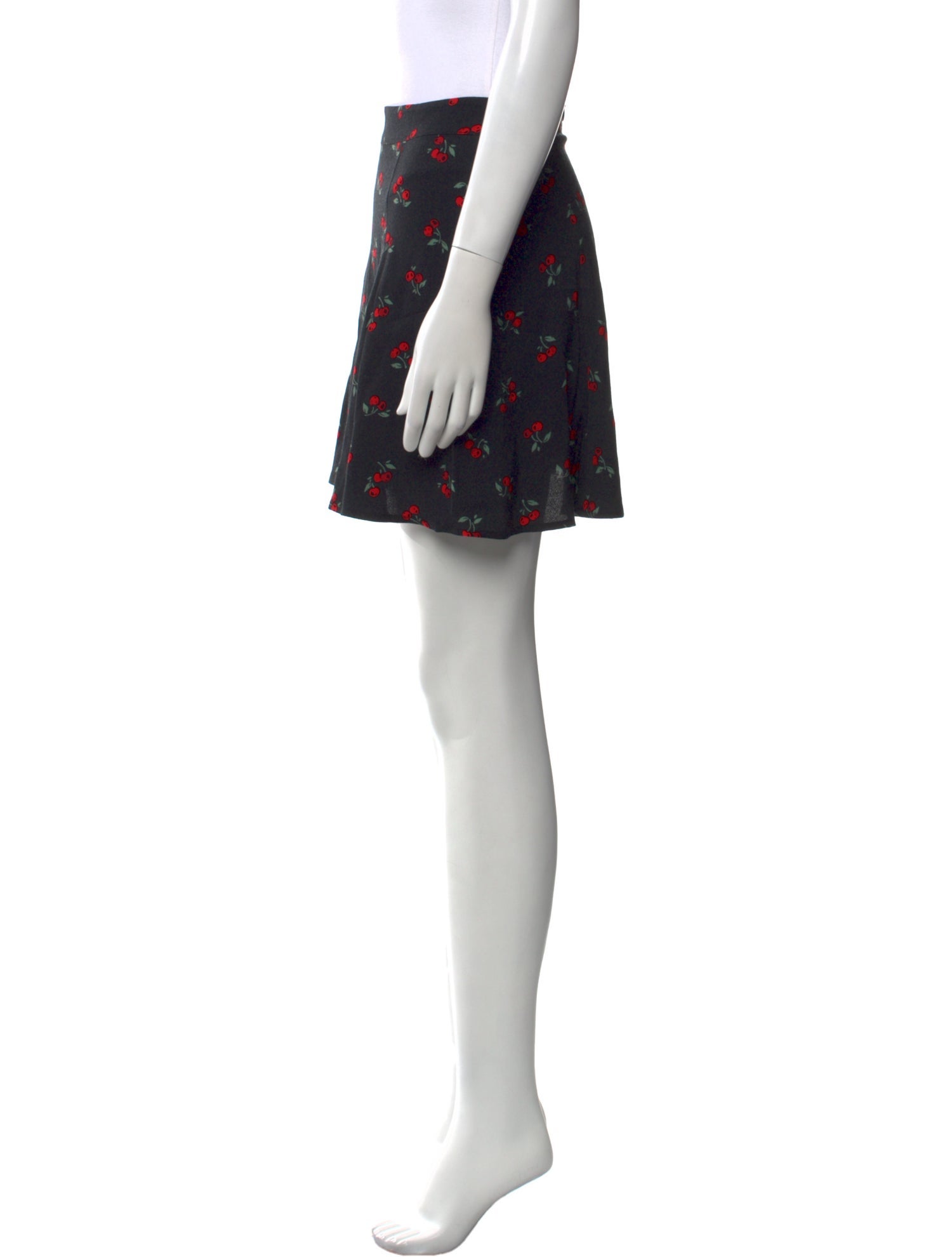 Reformation Printed Mini Skirt