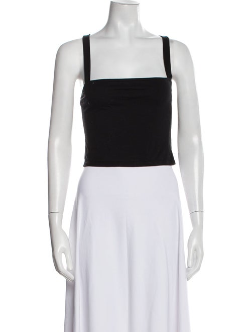 Reformation Square Neckline Sleeveless Crop Top