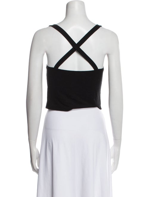Reformation Square Neckline Sleeveless Crop Top