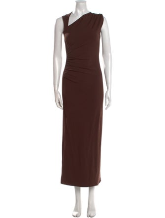 Reformation One-Shoulder Long Dress