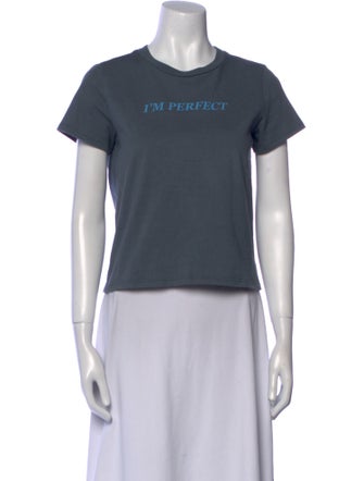 Reformation Graphic Print Crew Neck T-Shirt