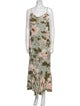 Reformation Floral Print Long Dress
