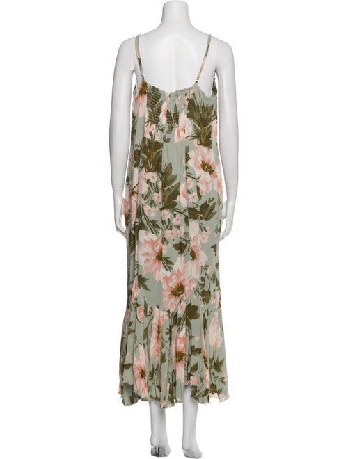 Reformation Floral Print Long Dress