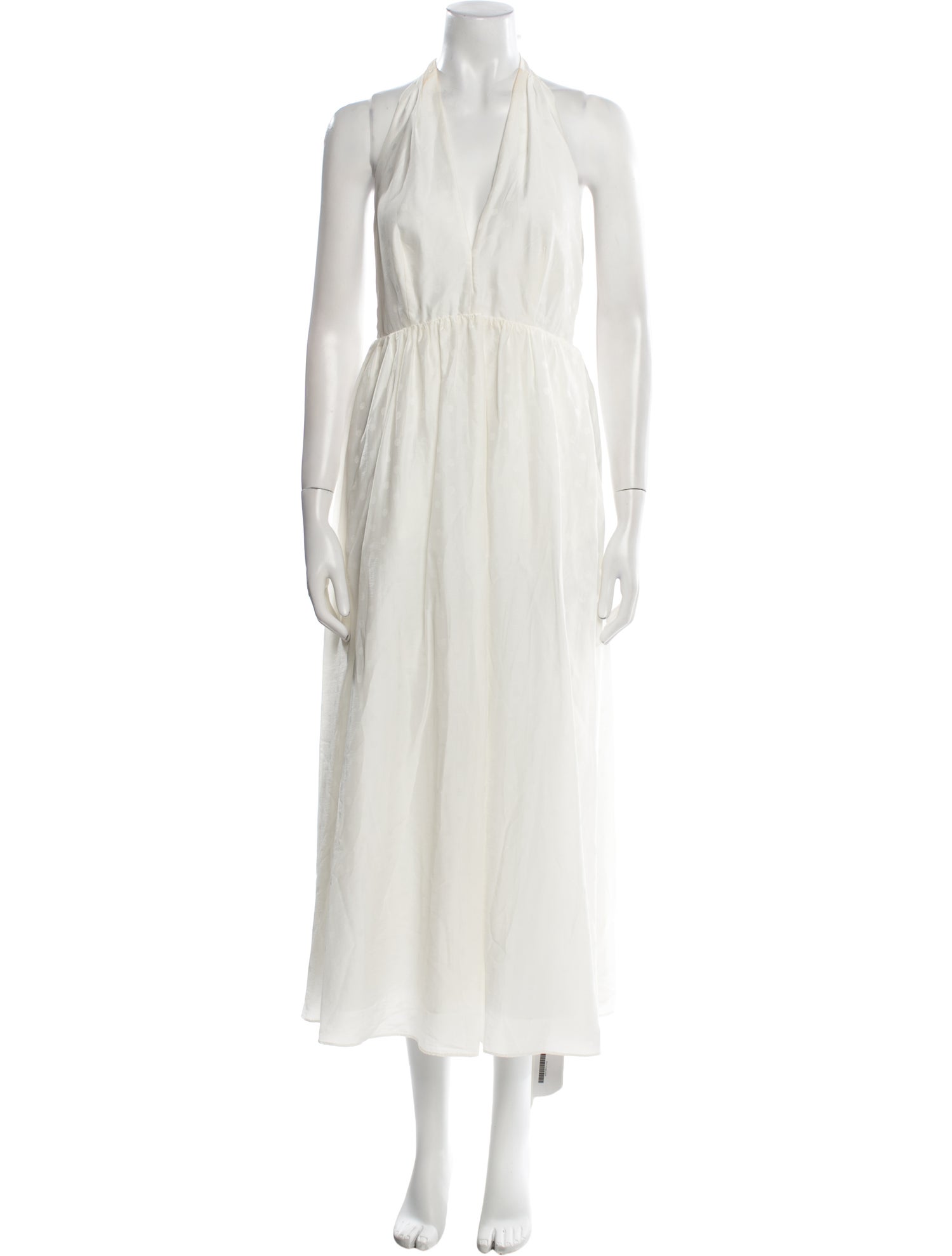 Reformation Halterneck Long Dress