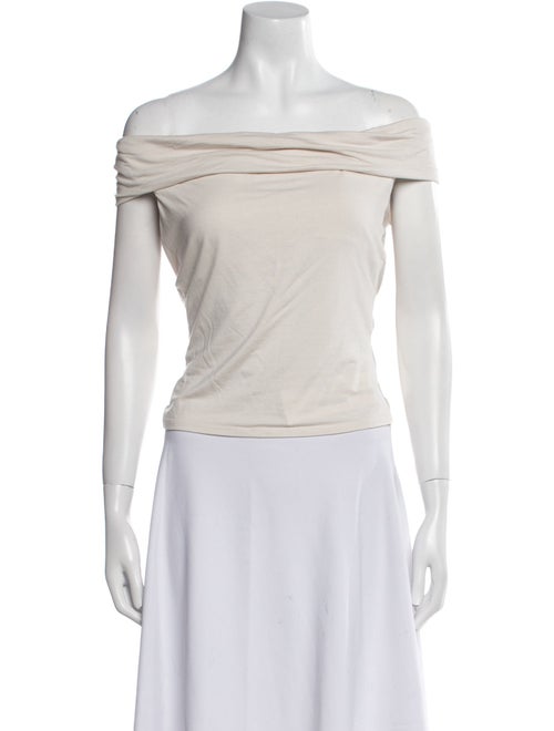 Reformation Off-The-Shoulder Short Sleeve Top