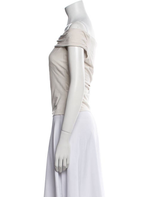 Reformation Off-The-Shoulder Short Sleeve Top