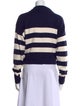 Reformation Striped V-Neck Sweater