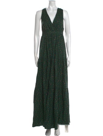 Reformation Floral Print Long Dress