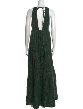 Reformation Floral Print Long Dress