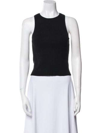 Reformation Crew Neck Sleeveless Crop Top
