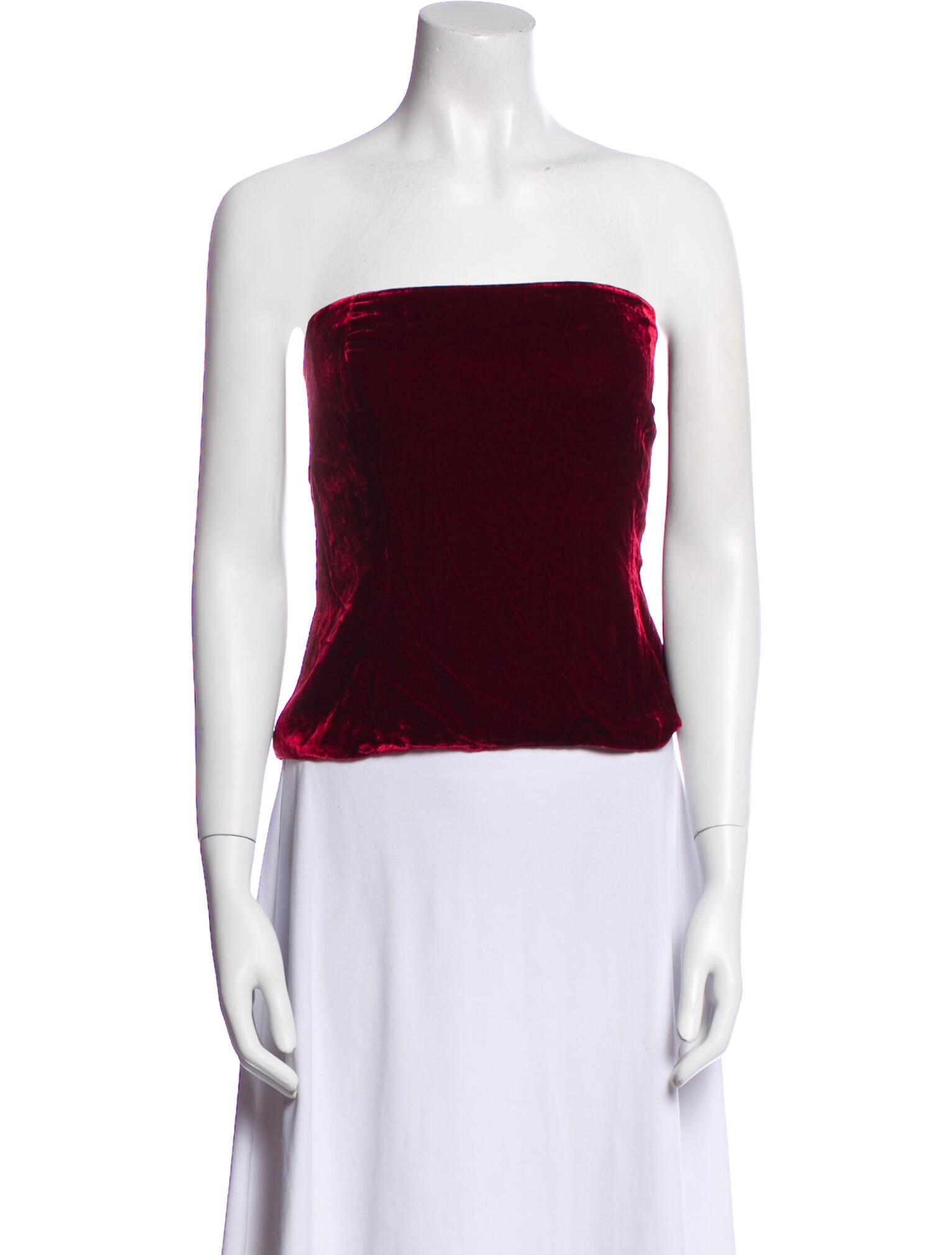 Reformation Strapless Crop Top