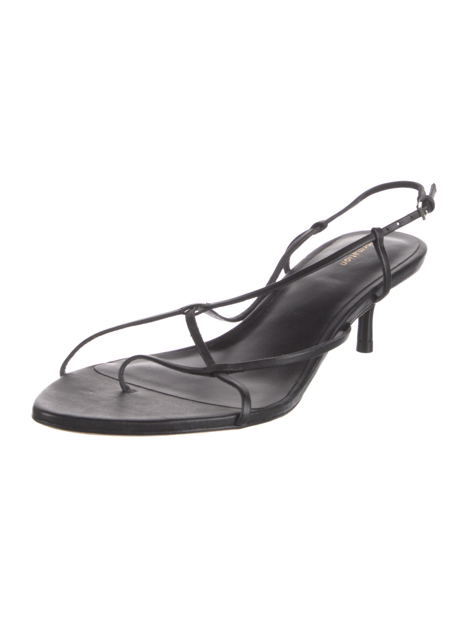 Reformation Leather Slingback Sandals