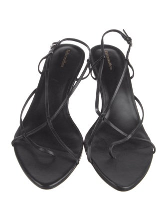 Reformation Leather Slingback Sandals