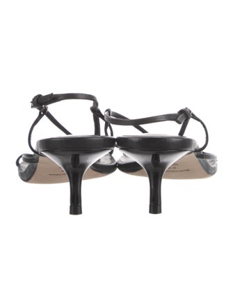 Reformation Leather Slingback Sandals