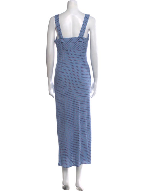 Reformation Printed Long Dress