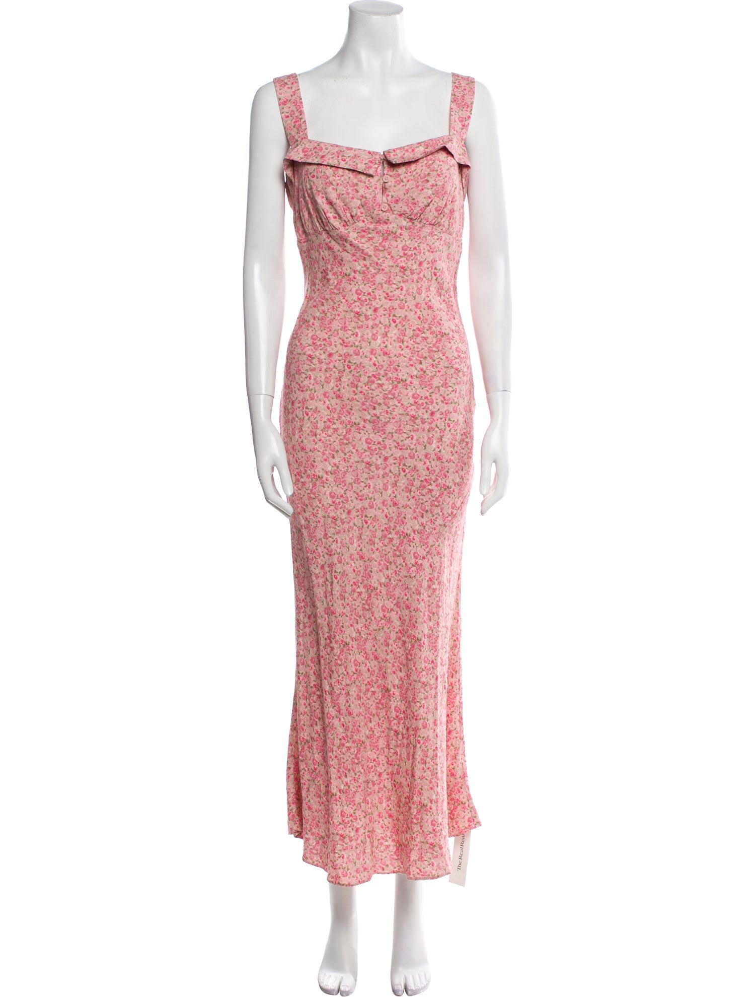 Reformation Floral Print Long Dress