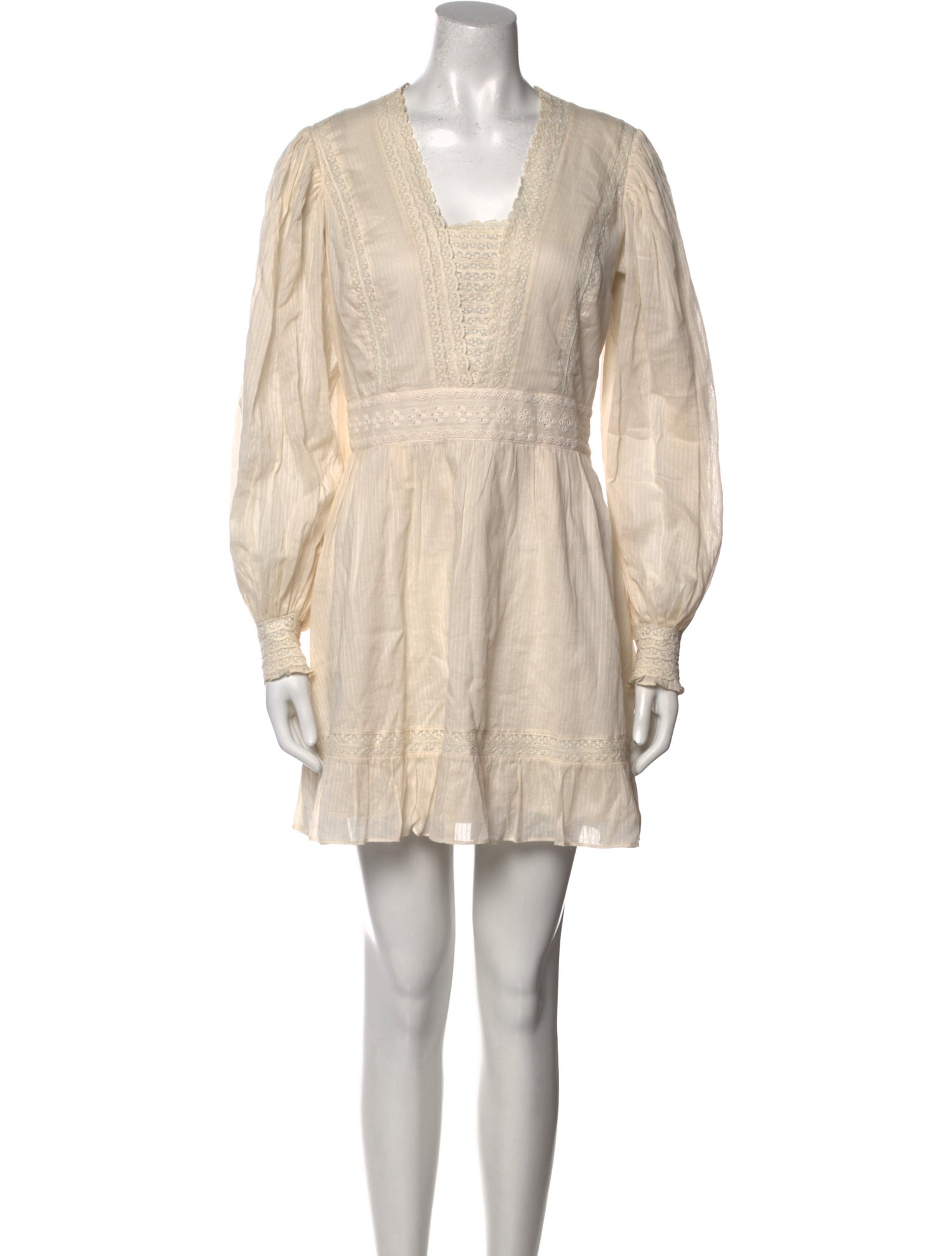 Reformation Square Neckline Mini Dress