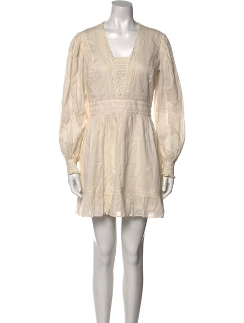 Reformation Square Neckline Mini Dress