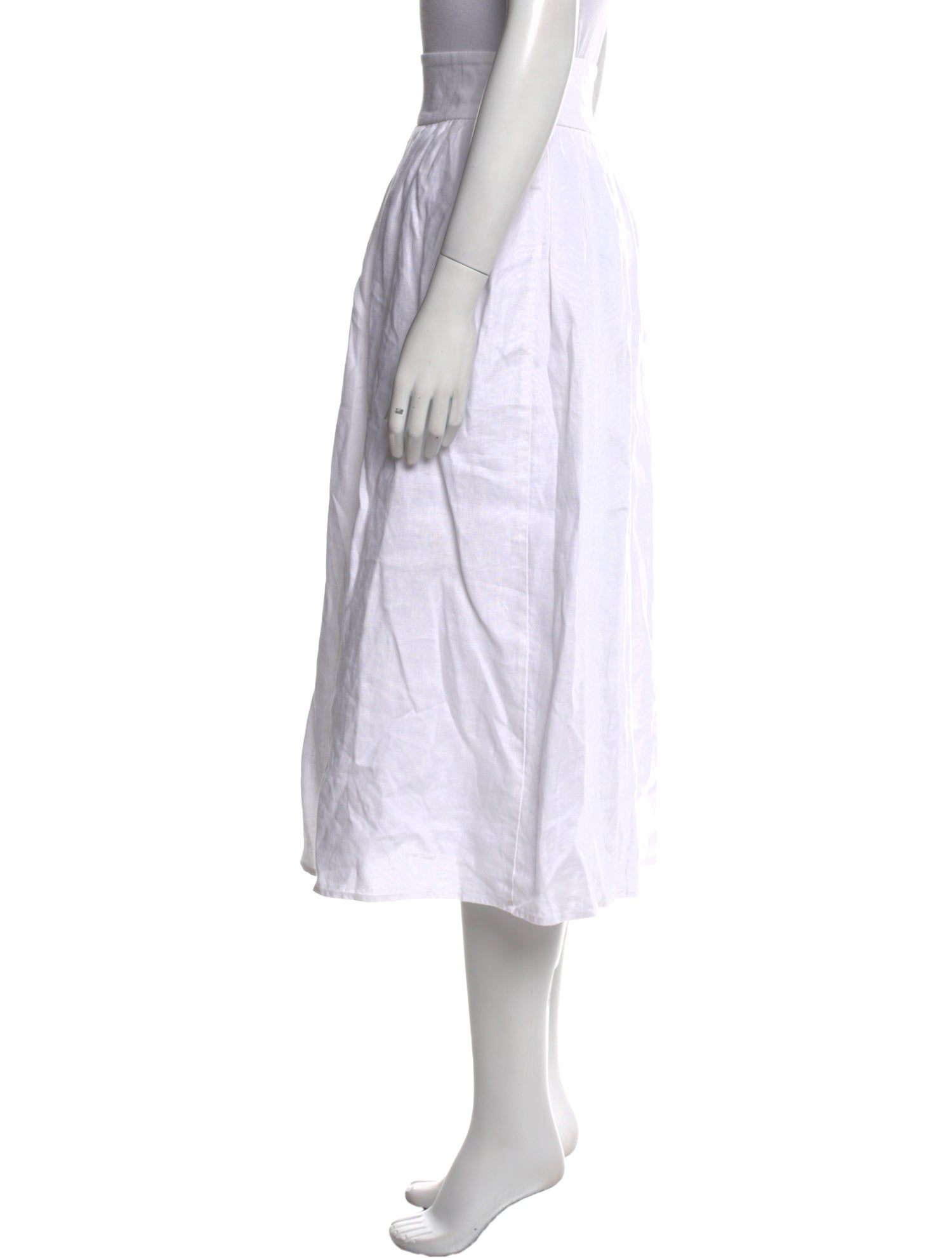 Reformation Linen Midi Length Skirt