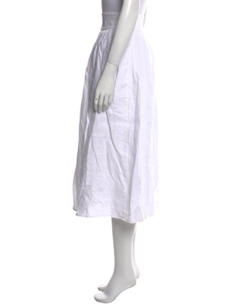 Reformation Linen Midi Length Skirt